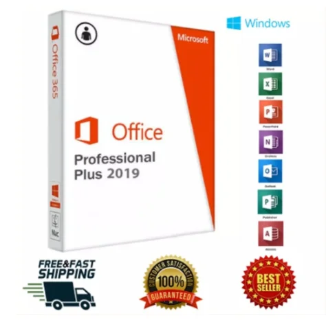 

Bureau 2019 professionnel Plus cl 32/64 bits toutes les langues Pro