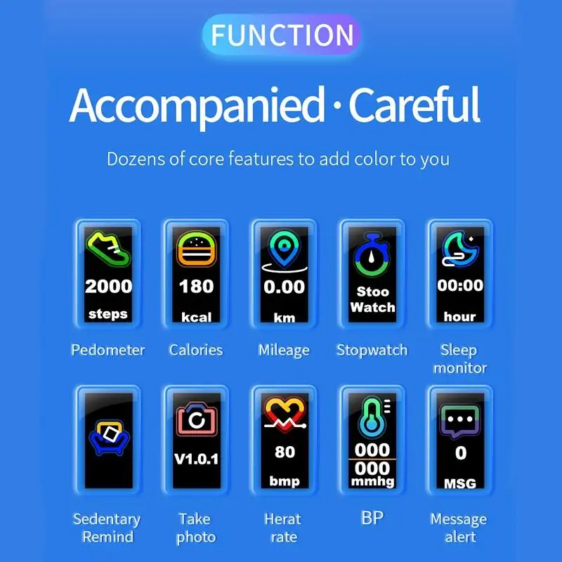 Профессиональный водонепроницаемый смарт браслет спортивный для плавания