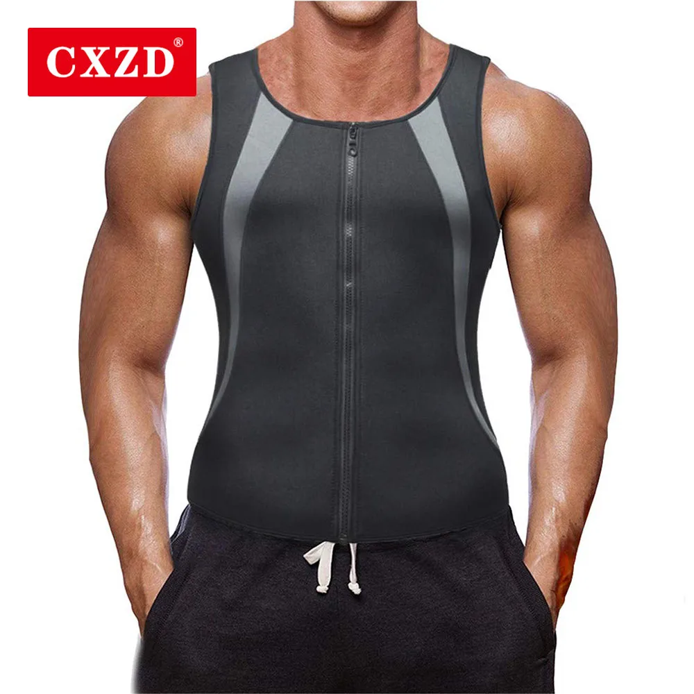 Моделирующее белье для похудения CXZD жилет мужчин и женщин сжигание жира на