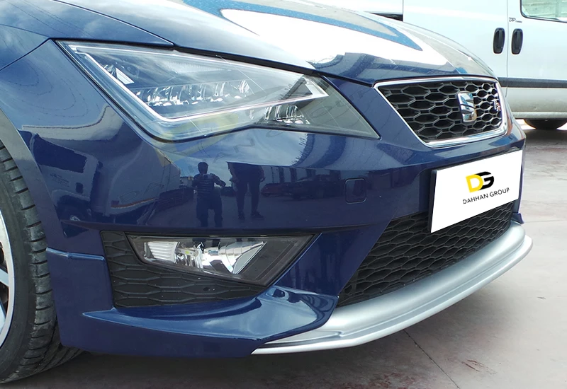 Seat Leon MK3 2012 - 2016 Dynamic Style Front Lip / Splitter Raw or Painted Plastic enlarge