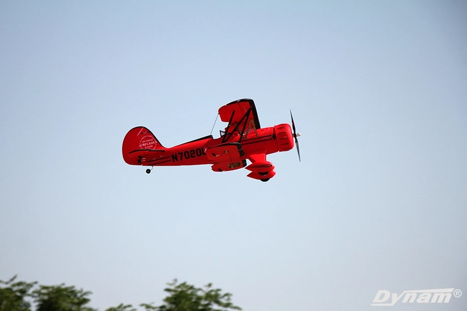 Dynam Waco Red EPO 1270mm Wingspan Biplane Remote Control Mode 2 RC самолет|Радиоуправляемые самолеты| |