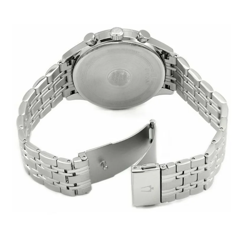 Наручные часы Bulova 96A211 мужские с кварцевым хронографом на браслете |