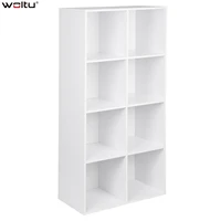 WOLTU 1PC White Book Shelf 1