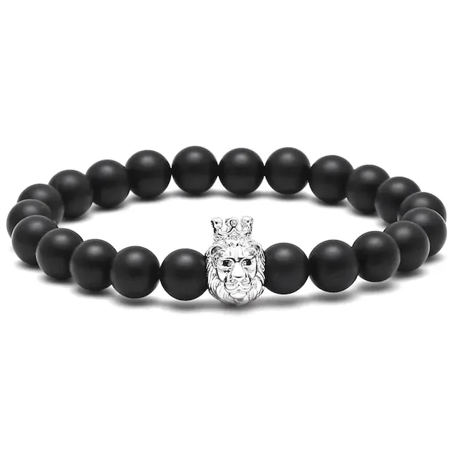 

CROWN KING CHARMS SILVER BRACELET 317049777