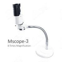 8x magnify dental binocular microscope 5w led rotatable for dentists denture tool dental lab equipment microscope spot light