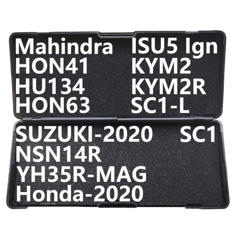 LISHI-Herramientas de cerrajero 2 en 1, SC1, HU134, HON63, HON41, YH35R-MAG, NSN14R, ISU5, GN, KYM2, para Mahindra, Suzuki 2020, Honda-2020, 2 en 1