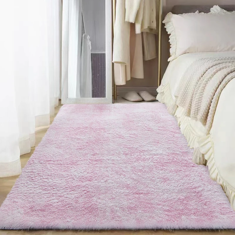 

2022 Nordic Anti slip Floor Soft Velvet Cushion Luxury Furry Baby Nursery Decor Rug Thicken Carpet In The Living Room