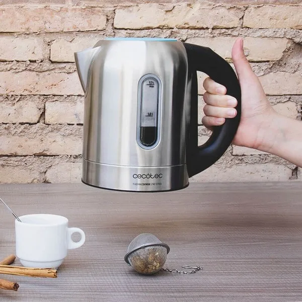 Чайник Cecotec ThermoSense 290 из нержавеющей стали 2200 Вт 1 7 л | Бытовая техника