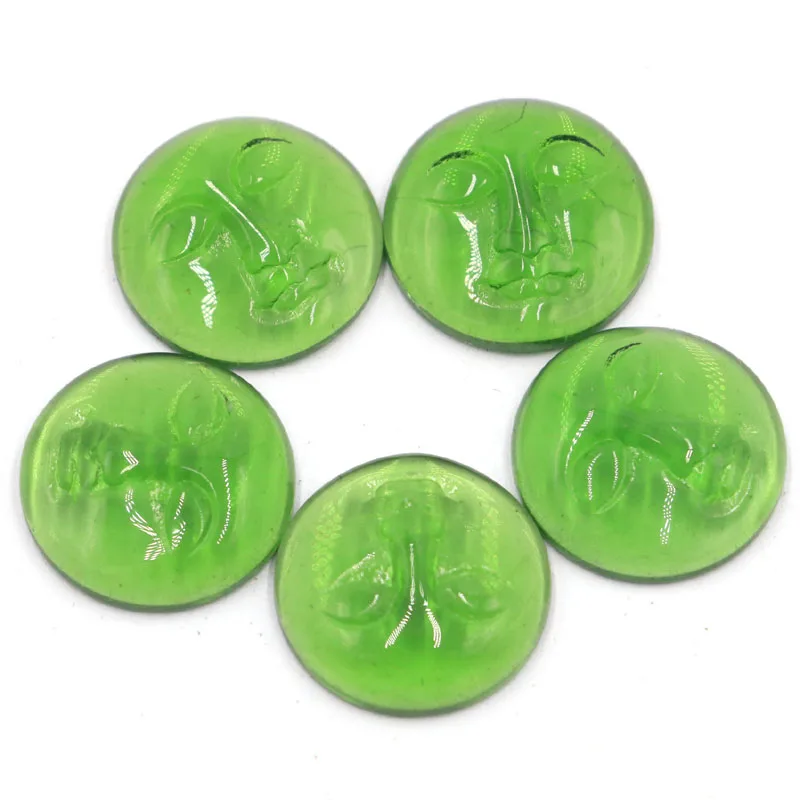 19x19 мм Сделай Сам Aura Angel Resin бирюза Радуга титановый кварц Луна богиня лицо кабошон