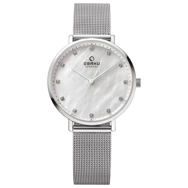 Наручные часы Obaku V186LXCWMC женские кварцевые на браслете |