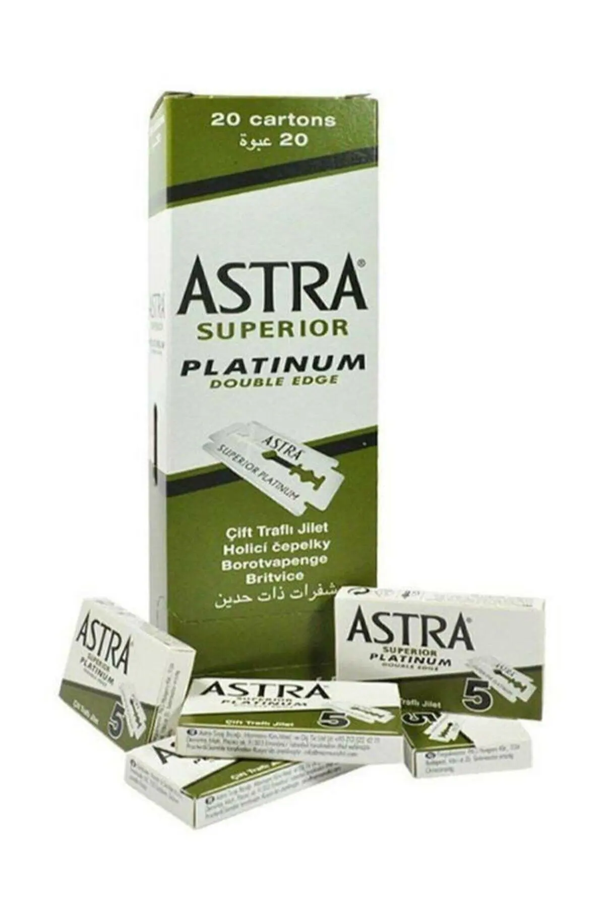 Astra 100 Pcs Razor Blade Double Edge Superior Platinum Double Edge For Shave Safety Shaving Hight Quailty For Men Razor Blade