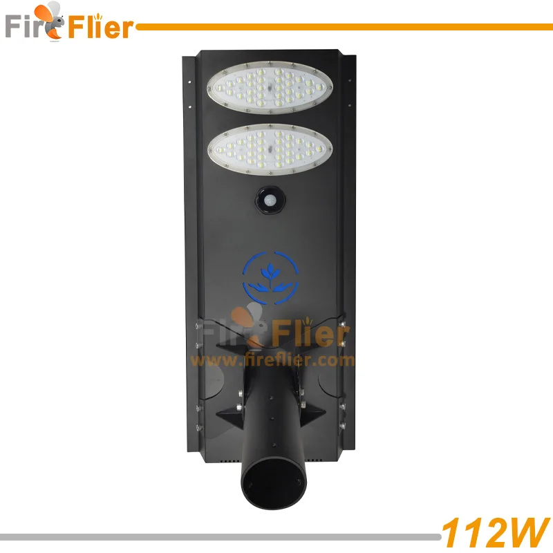 Уличный светодиодный светильник Все в одном на солнечной батарее 2 шт./лот 50 Вт 100