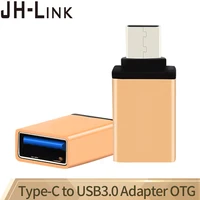 jh link type c to usb 3 0 otg usb c adapter type c charge data converter for phonestabletslaptops type c interface