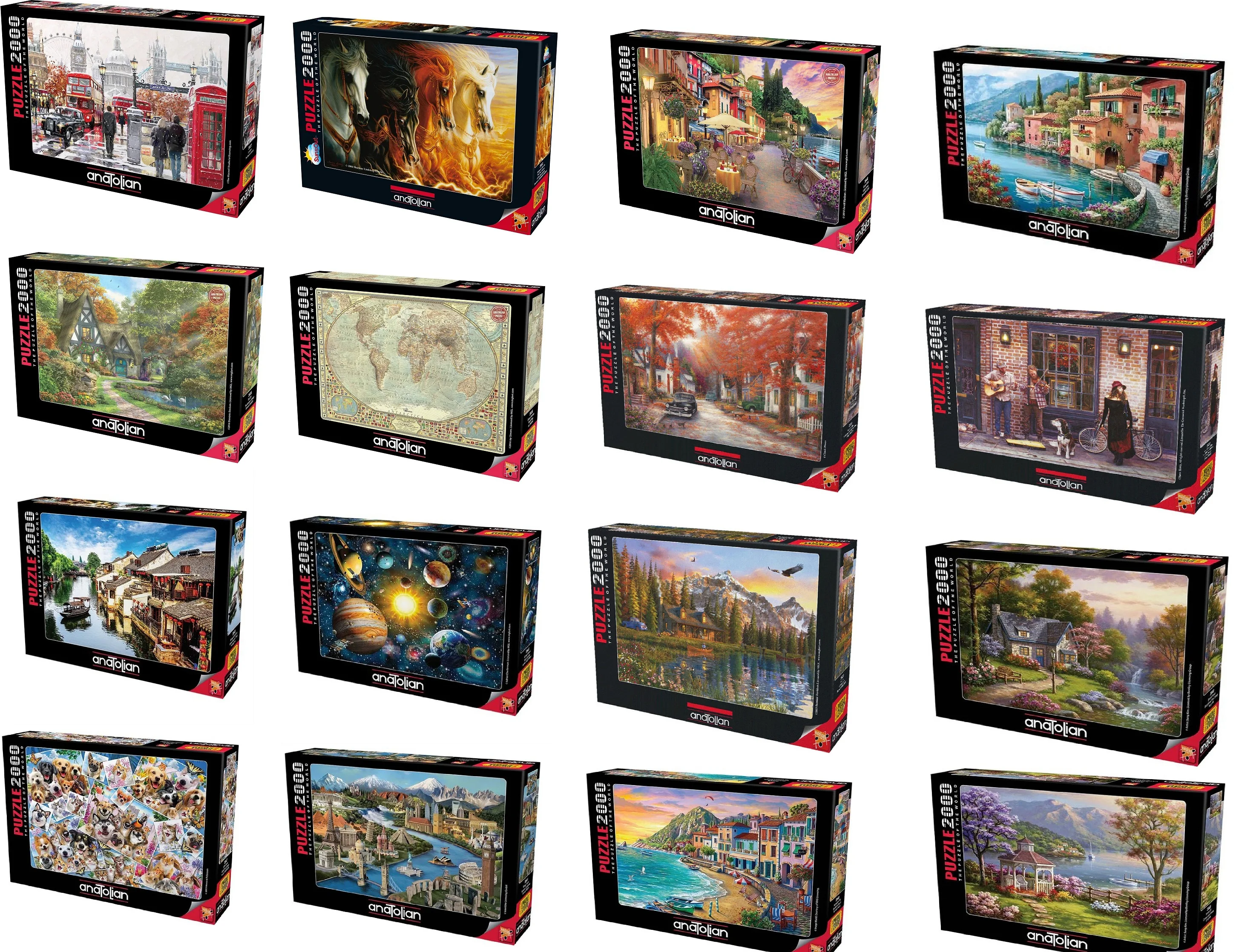 

Пазл анатолийский для детей и взрослых, 2000 шт., подарок, игрушка, хобби, забавные игры, развлечения, Премиум качество, тонкая живопись