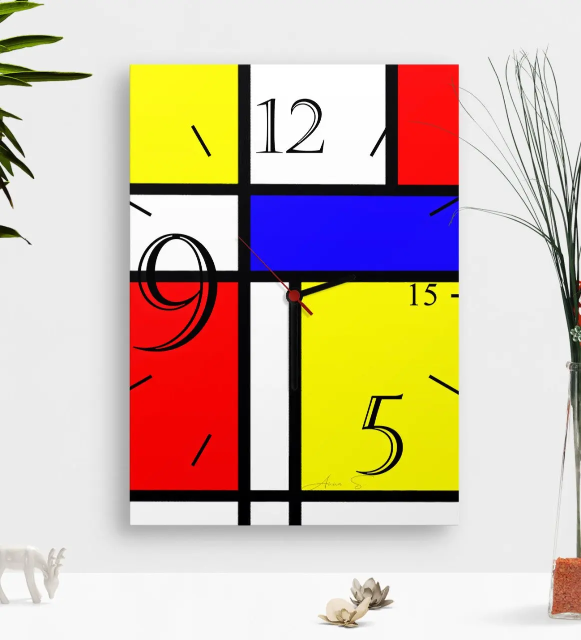 

Персонализированные Деревянные Настенные Saati-5 Mondrian с веселыми воспоминаниями и надписью, сувенир, подарок, домашний декор, красочные дома н...