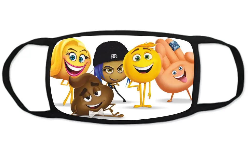 Тканевая защитная маска на лицо эмодзи emoji №4 |