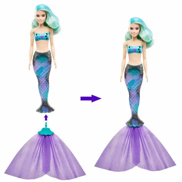 Оригинальный Барби цвет показывают кукла волшебное аксессуары Playset рисунок