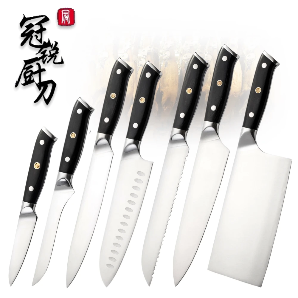 Grandsharp кухонные ножи Германия 1 4116 высокоуглеродистая Нержавеющая сталь Santoku