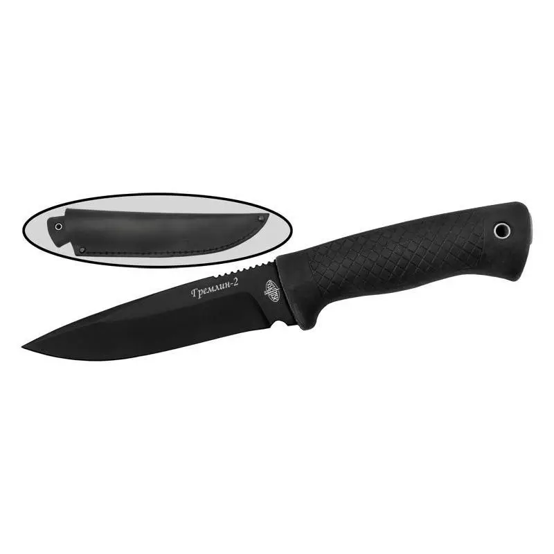 Туристический нож Гремлин-2У сталь У8 рукоять эластрон |