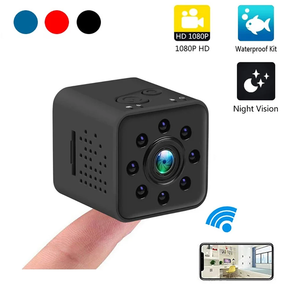 Мини камера Roreta HD 1080P Wi Fi ночная версия микро DVR CMOS датчик движения