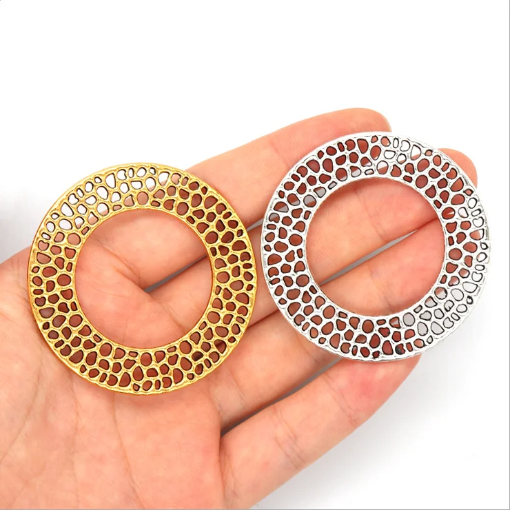 20 штук полый античный серебряный тон/Античная бронзовая подвеска ожерелье