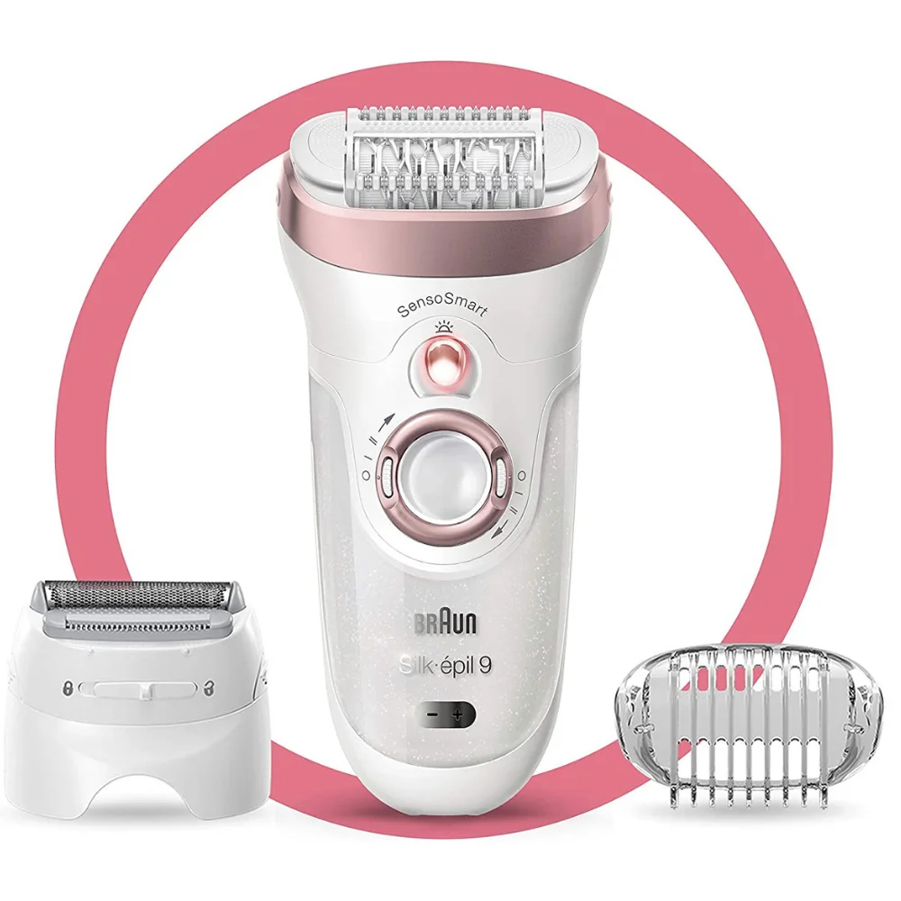 Оригинал Braun Silk Epil 9 эпилятор для женщин лица моющийся женский влажной и сухой