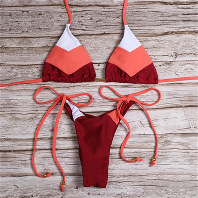 

2021 Sexy Patchwork Bikini Women Floral Swimsuit Push Up Swimwear Leopard Bikini Set Brazilian Bathing Suit Swimming Beachwear