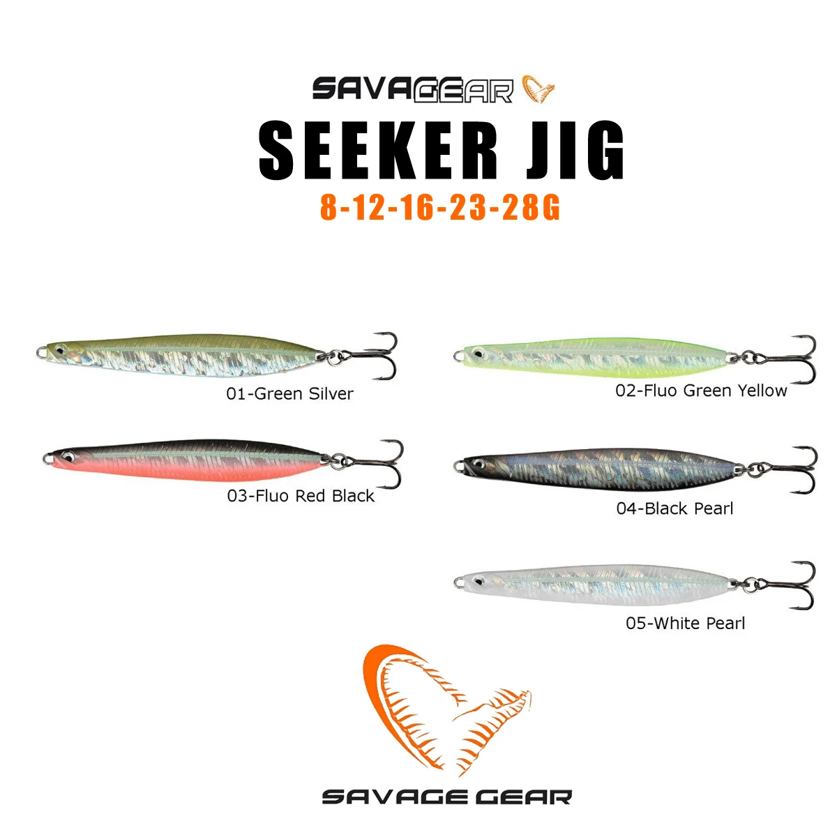 

Savage Gear Seeker металлический высококачественный джиг для рыбалки