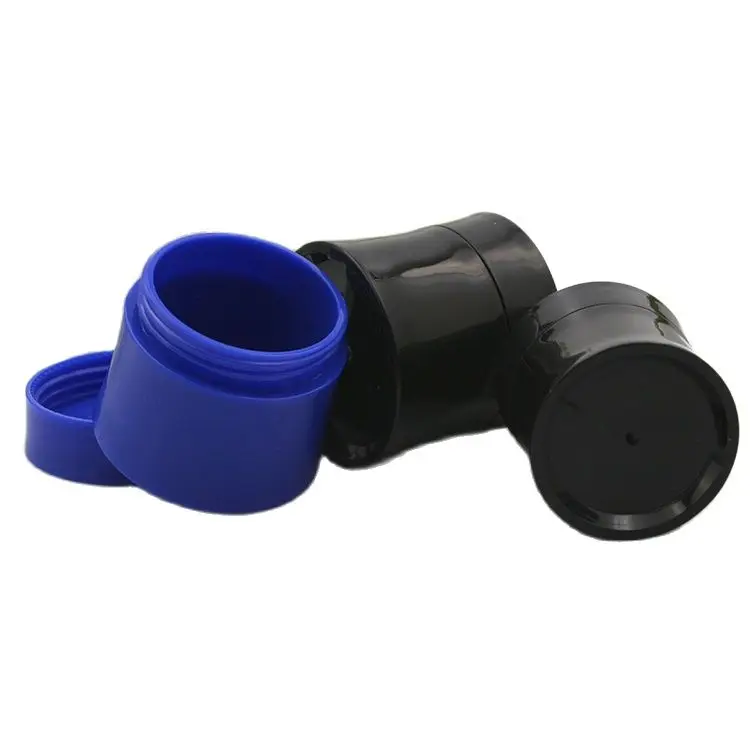 50 г белая/синяя/черная тонкая пластиковая бутылка/банка/горшок для