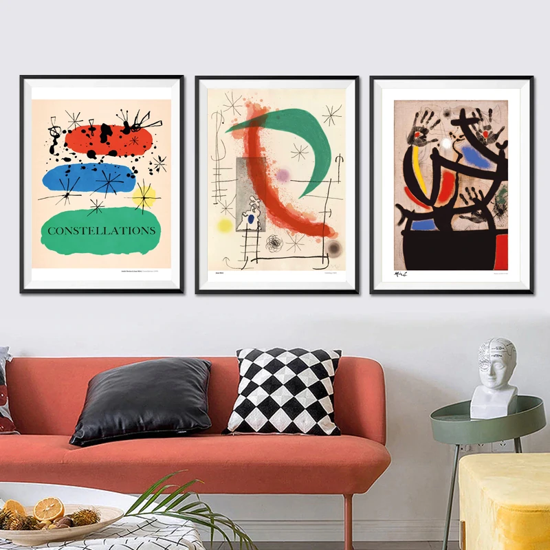 Абстрактная живопись художественные принты испанский сюрреалистический