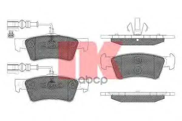 Колодки Тормозные Дисковые 224767 Nk арт. | Бытовая техника