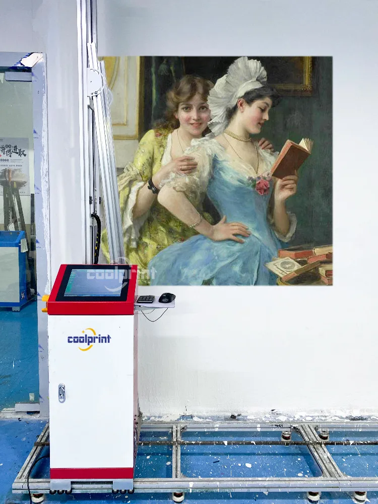 Настенный струйный 3d-принтер вертикальная печать на стену |