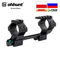 ohhunt hunting scope mount rings 25 4mm 30mm tube 11mm 38 dovetail rail riflescope base with top picatinny rail tactical rifle