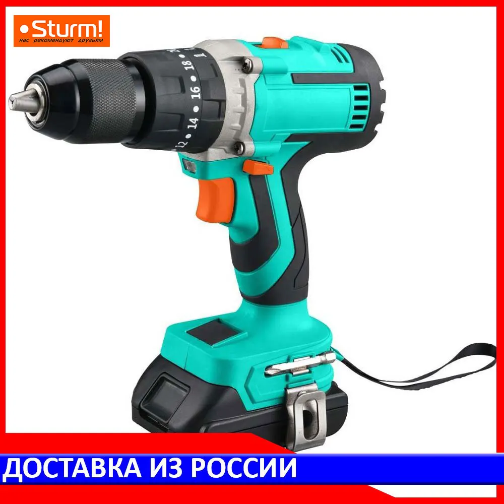Аккумуляторный шуруповерт Sturm! CD3220BLI | Инструменты