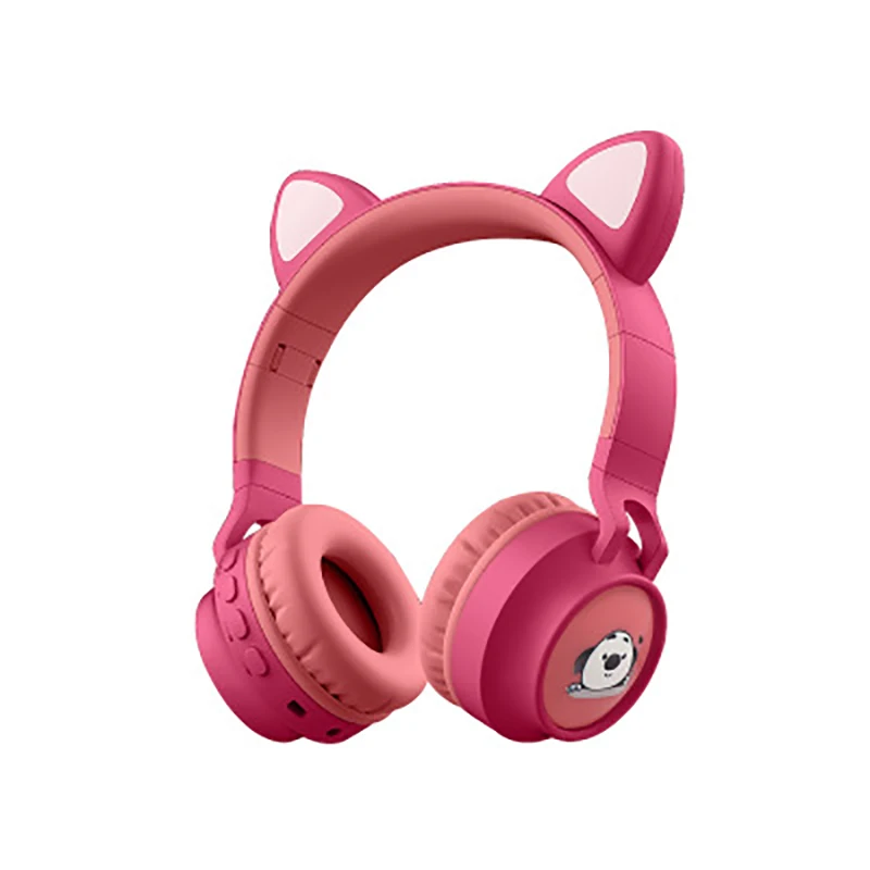 Новинка 2020 светодиодный ные шумоподавляющие наушники с кошачьими ушами Bluetooth 5 0