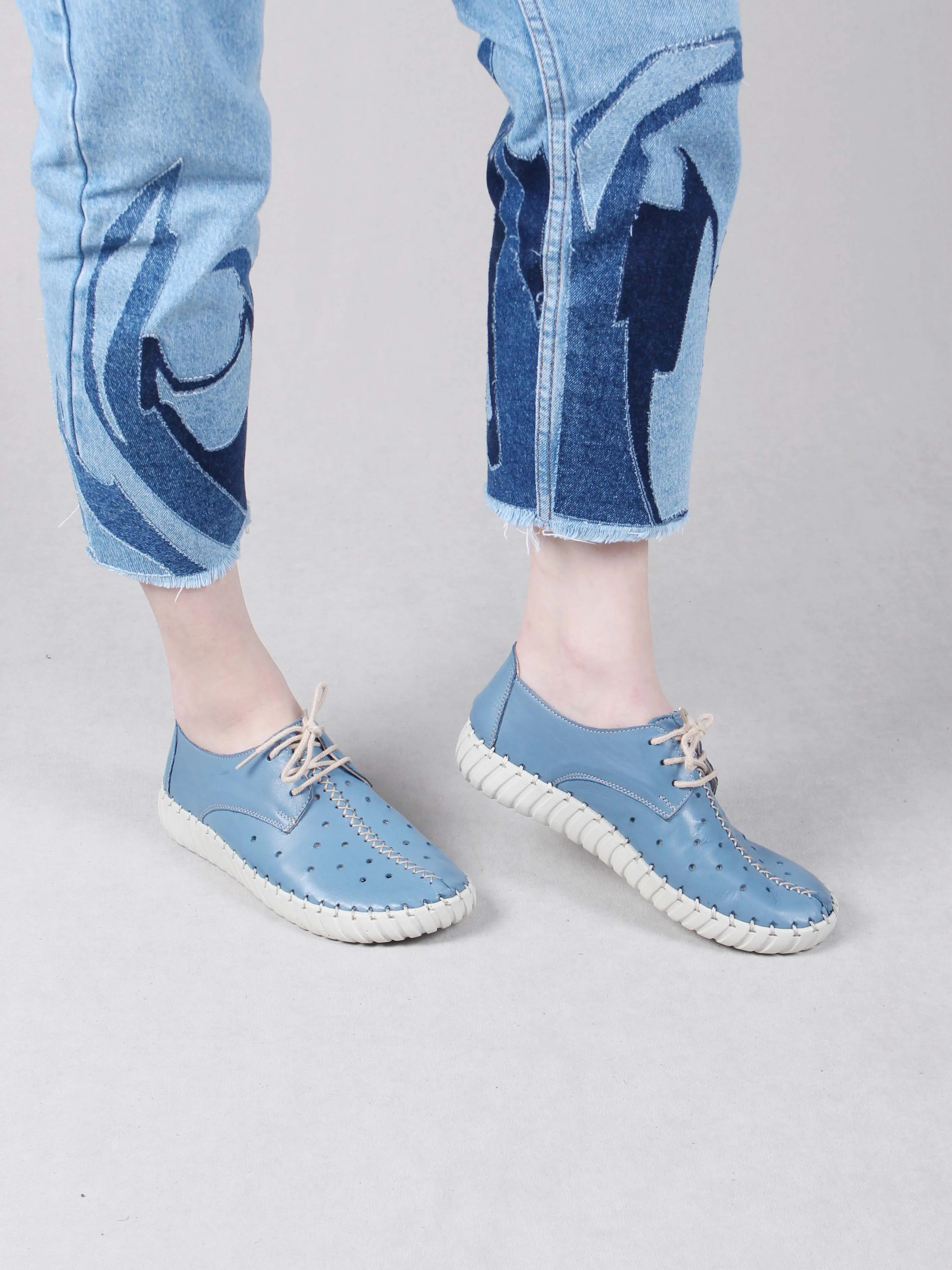 

Women's Shoes Blue Orthopedic Comfort Casual Lace-Up Sports Style Shoes 2021 Summer Season