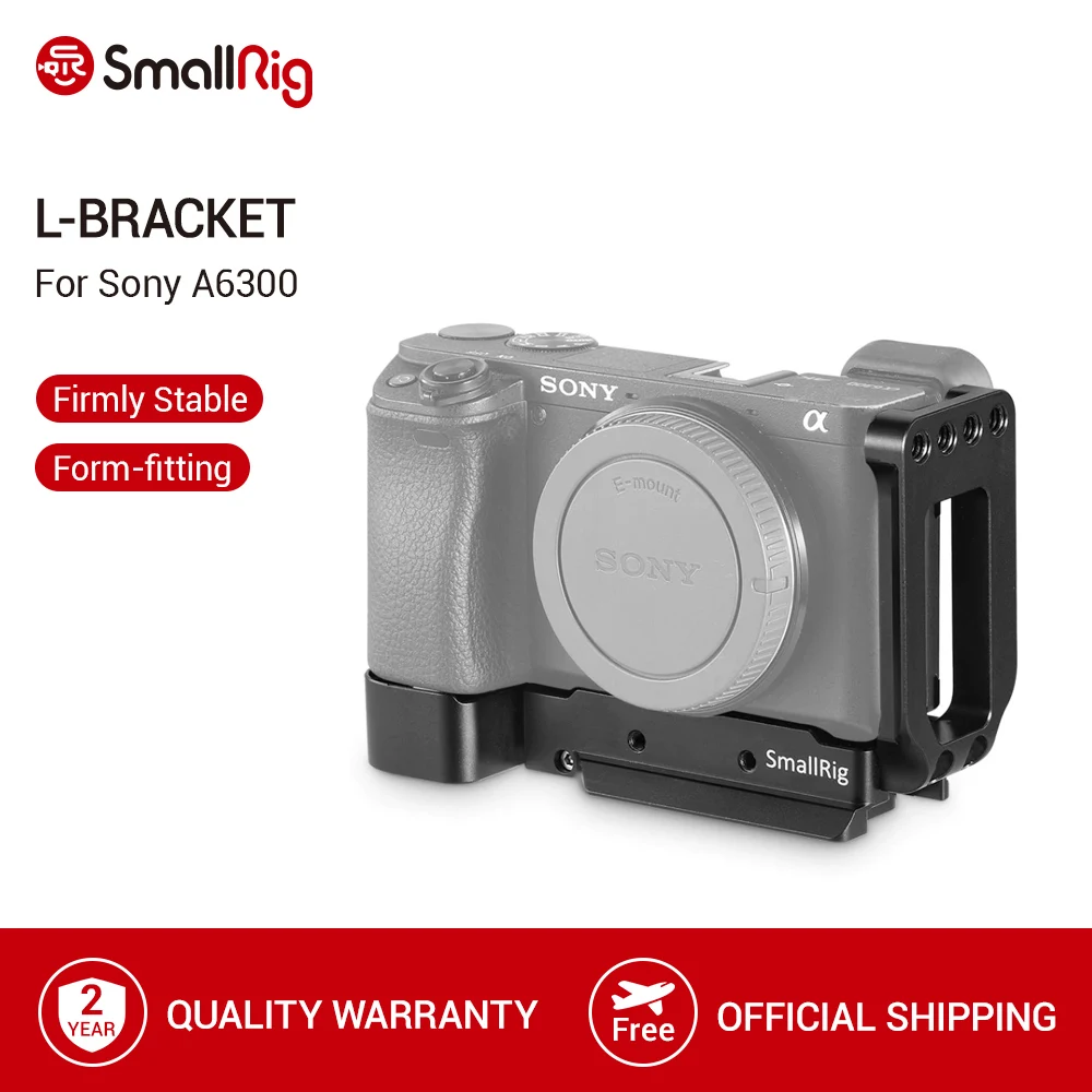 Кронштейн SmallRig A6300 L для камеры Sony пластина БЫСТРОРАЗЪЕМНАЯ Монтажная Arca type
