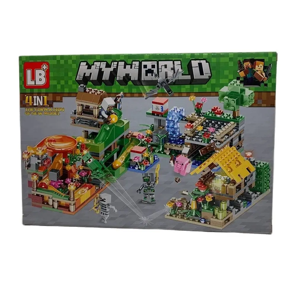 Constructor Designer Minecraft lb + my world 4in1 No. lb539 878 parts |