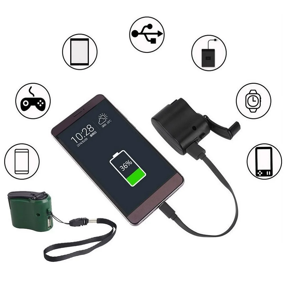 Универсальное портативное зарядное устройство USB для путешествий внешний