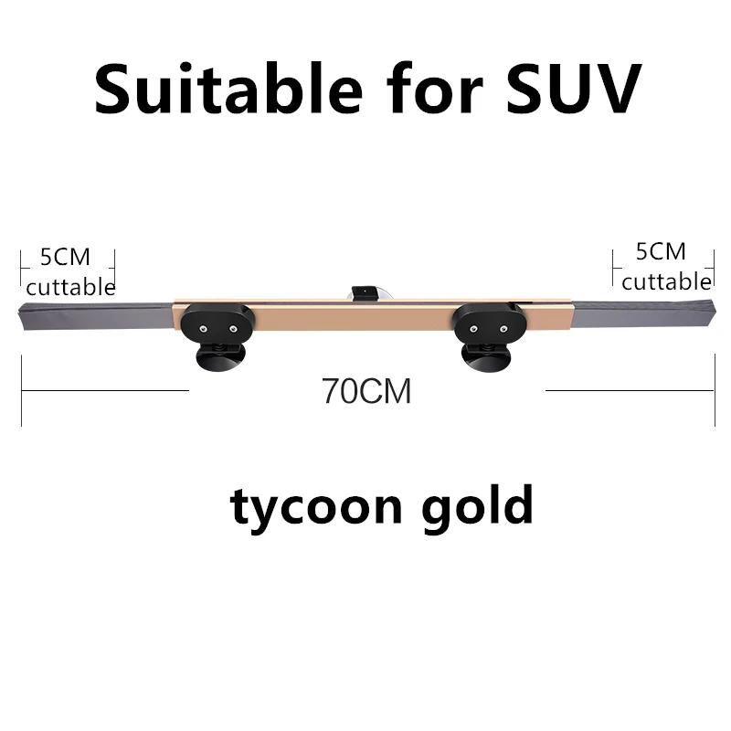 70cm tycoon gold Автоматический автомобильный лобовое стекло козырек от солнца выдвижной козырек от солнца Блок SUV грузовик автомобиль УФ Защита занавес передний задний солнцезащитный козырек - Цвет: 70cm tycoon gold