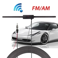 universal non directional auto car windshield glass electronic mount self adhesive tv fm radio antenna signal strengthen