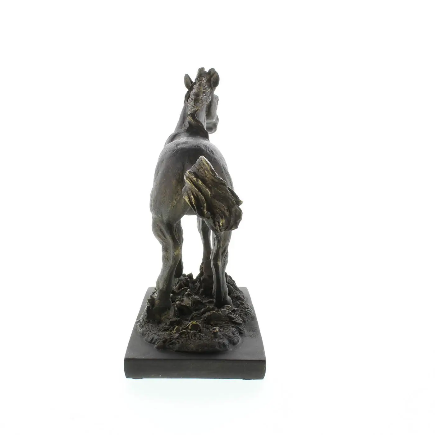 

Accent Plus Neutral Bronze-Finish Running Wild Stallion Statue Made Of Durable Polystone To Create a Beautifully Sculpture