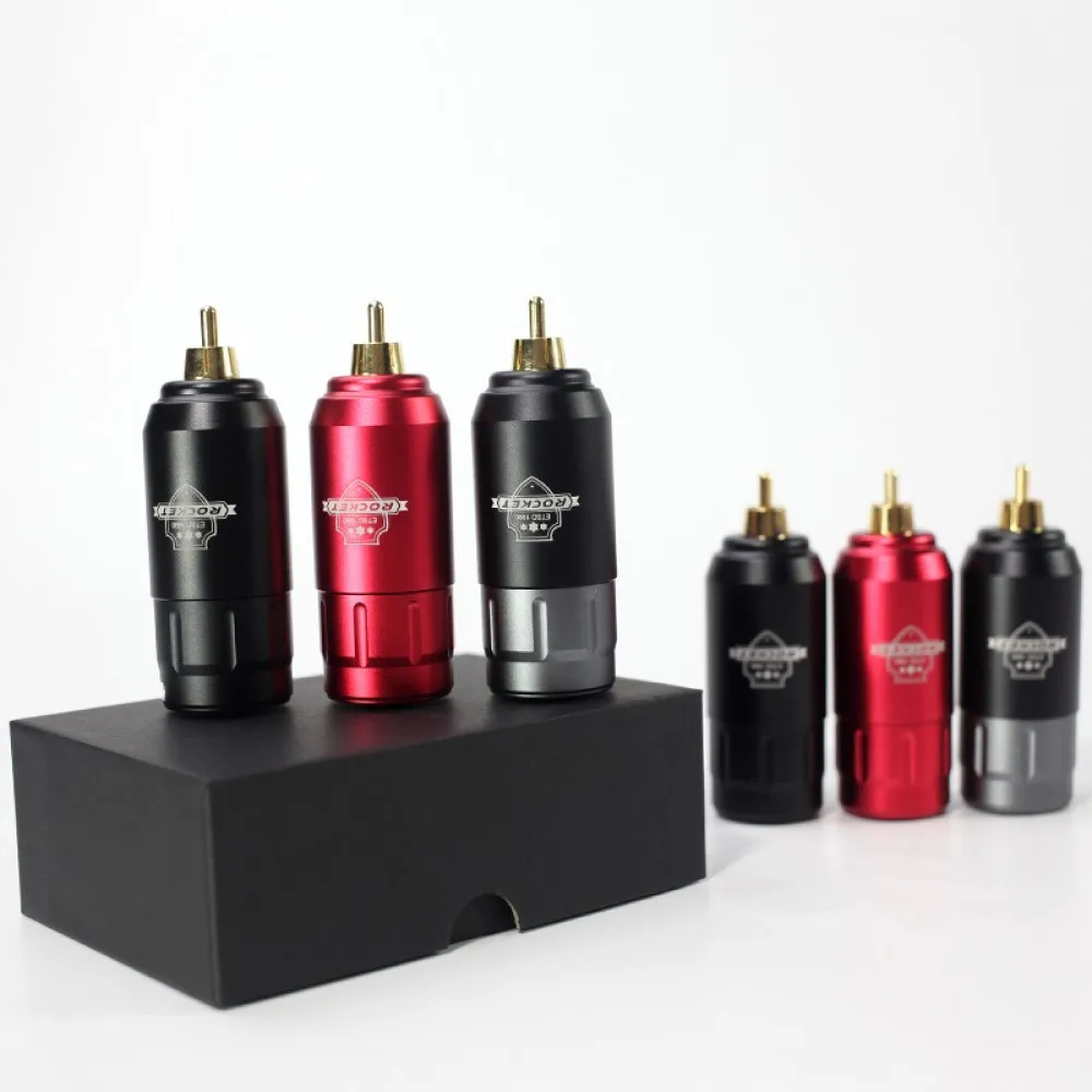 Новый перезаряжаемый мини беспроводной Аккумулятор для тату ракеты разъем RCA