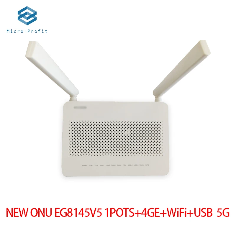 

Оригинальный EG8145V5 Gpon ONU FTTH 4GE + 1 горшок + 1USB + 2,4G/5G + Wi-Fi, двухчастотный, с английским модемом, маршрутизатор, неизолированный металл, 5 шт.