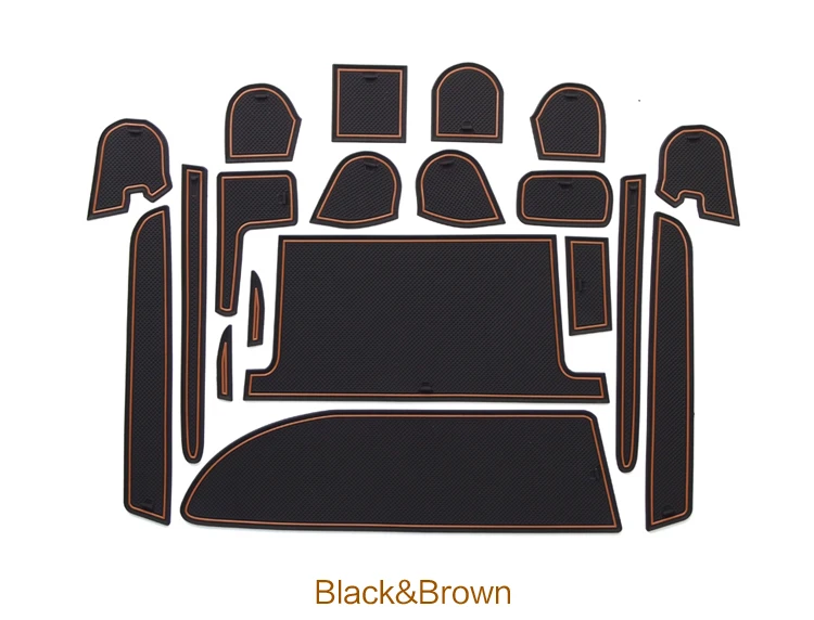 

Пылезащитная накладка на дверную паз для Toyota Noah G Voxy Esquire R80 2014 ~ 2017, резиновый коврик для хранения чашек, слот для ворот, противоскользящая автомобильная наклейка