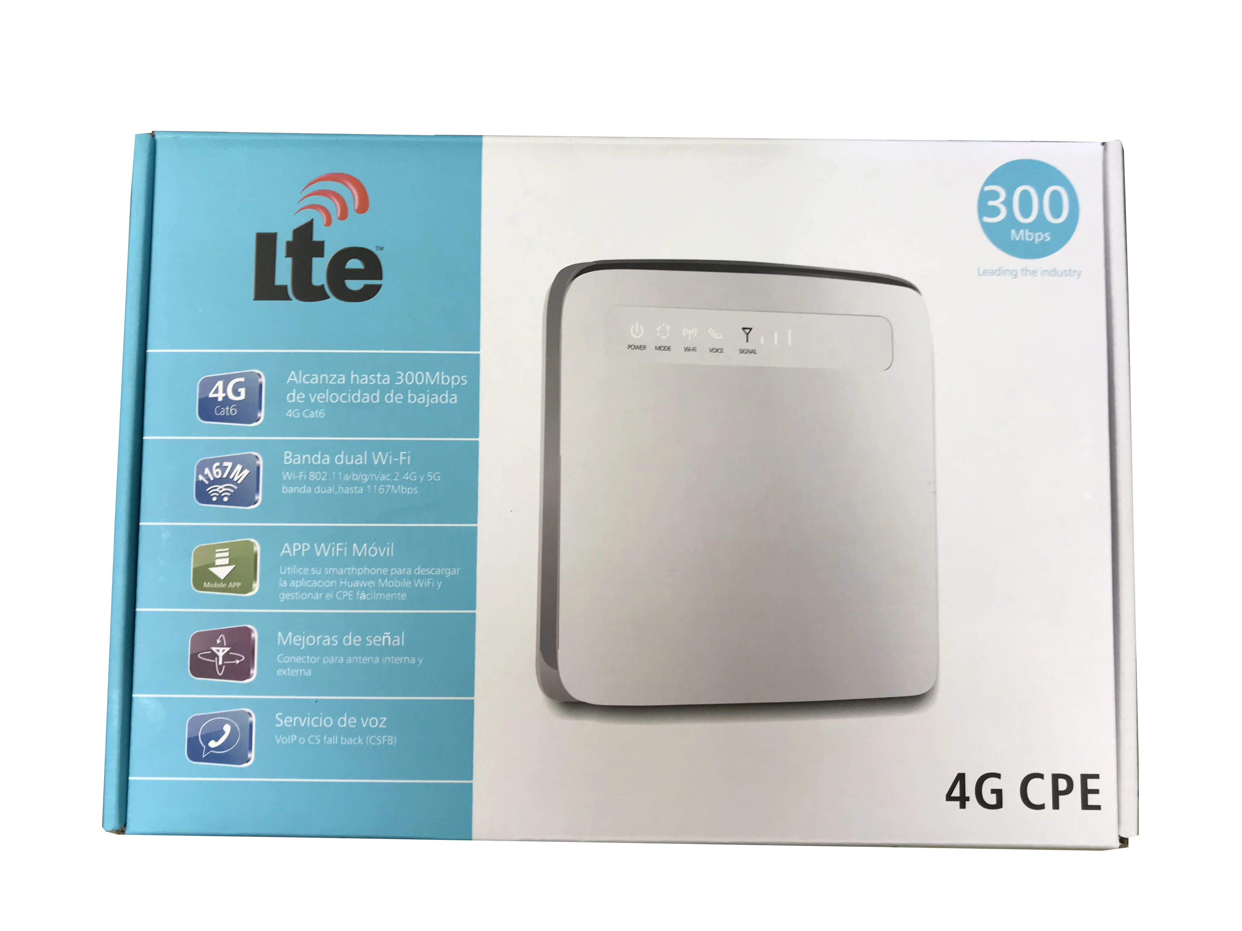 4G WiFi роутер Huawei e5186-22 с антеннами 6 категория скорость до 300 Мбит/с работает сим