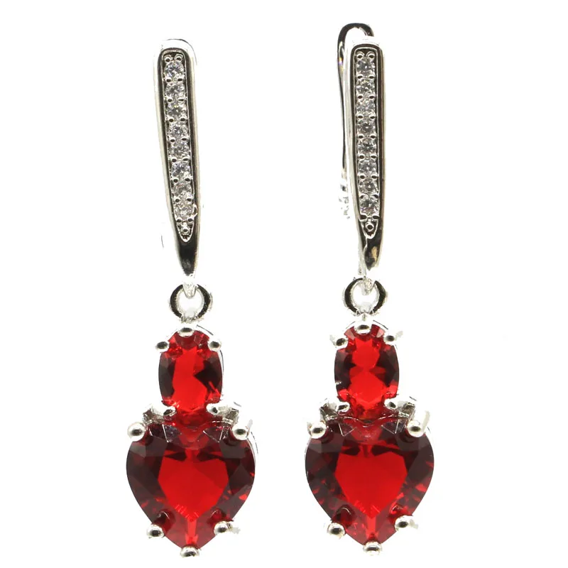 Купите 3 получите 1 бесплатно милое сердце родолит гранат зеленый цаворит CZ