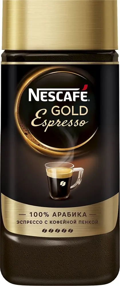 Кофе растворимый Nescafe Gold Espresso с кофейной пенкой 85 г | Продукты