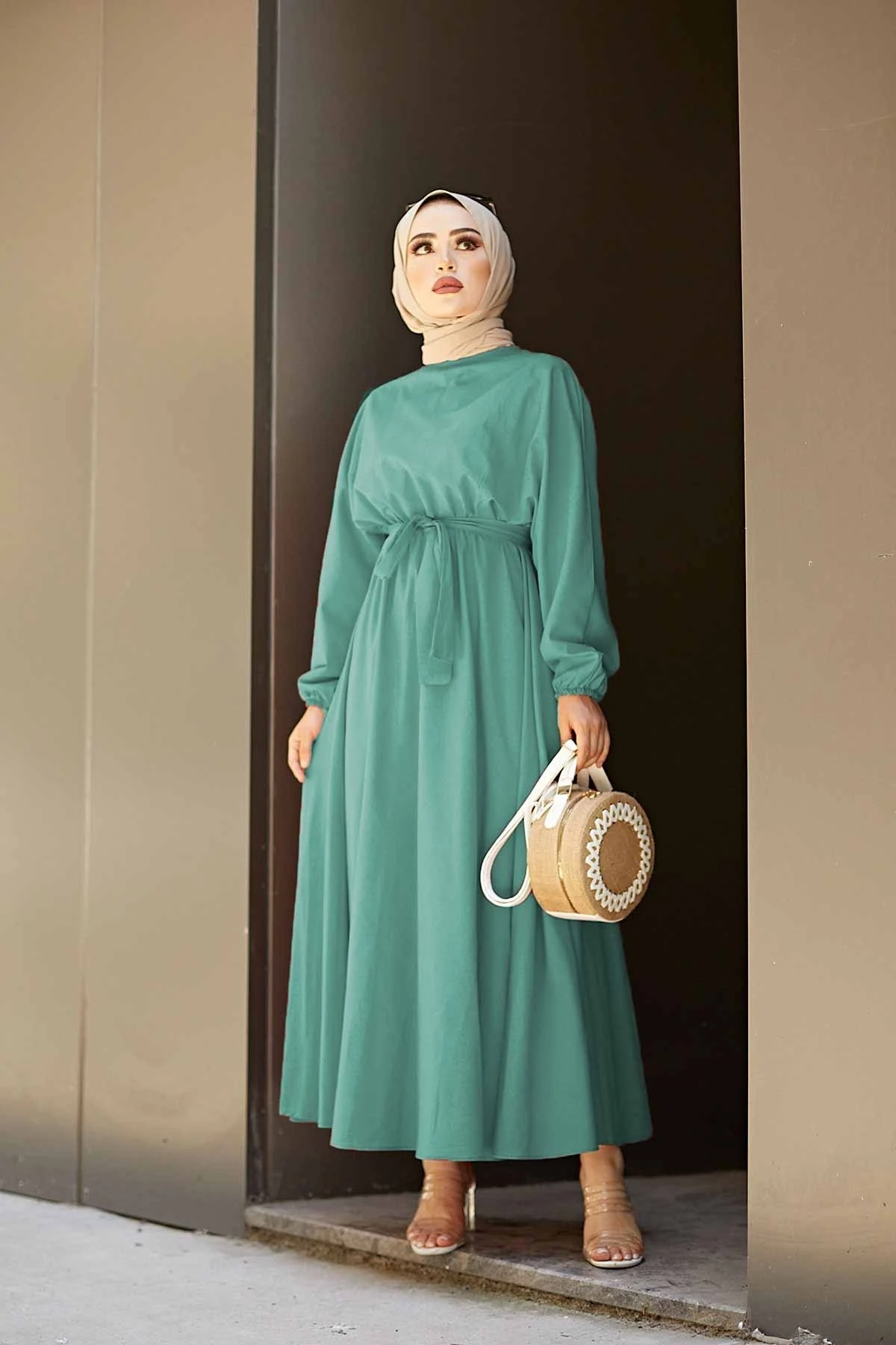 

Mevlana Women's Maxi Dress Modest Kaftan Big Size Islamic Clothing Muslim Fashion for winter Dresses Turkey Dubai Hijab 2021