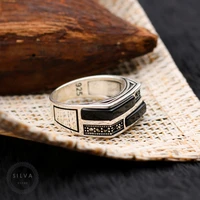 925 silver mens ring mens jewelry stamped with silver stamp 925 all sizes are available